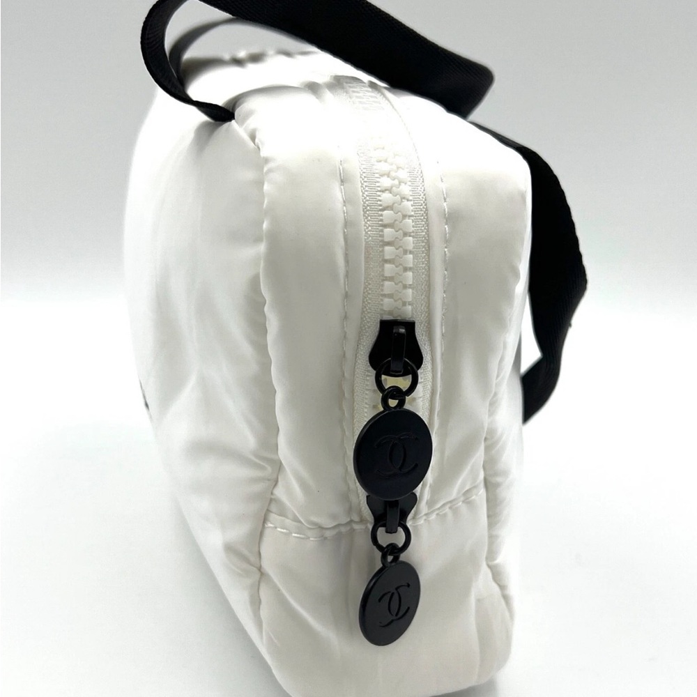 CHANEL | Bags | Chanel Cosmetic Puff Bag With Handle - Picture 5 of 11